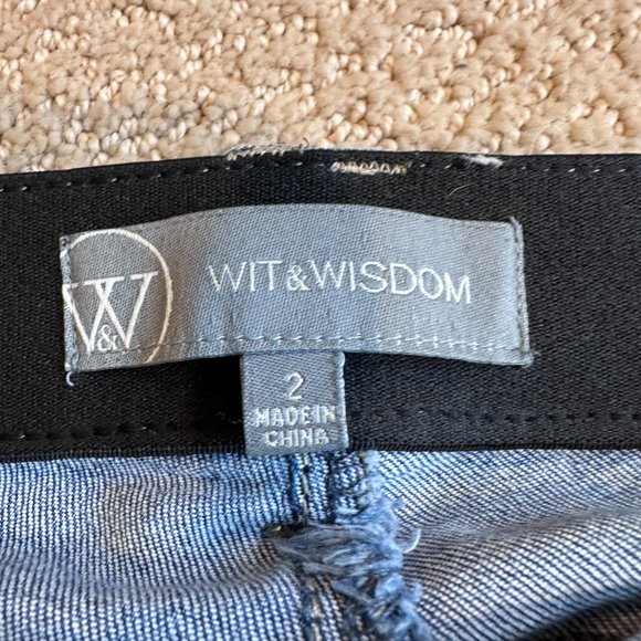 Wit & Wisdom Jeans Ab-solution Ankle Skimmer Skinny Light Blue Size 2 #L1327N3XH - Picture 2 of 12